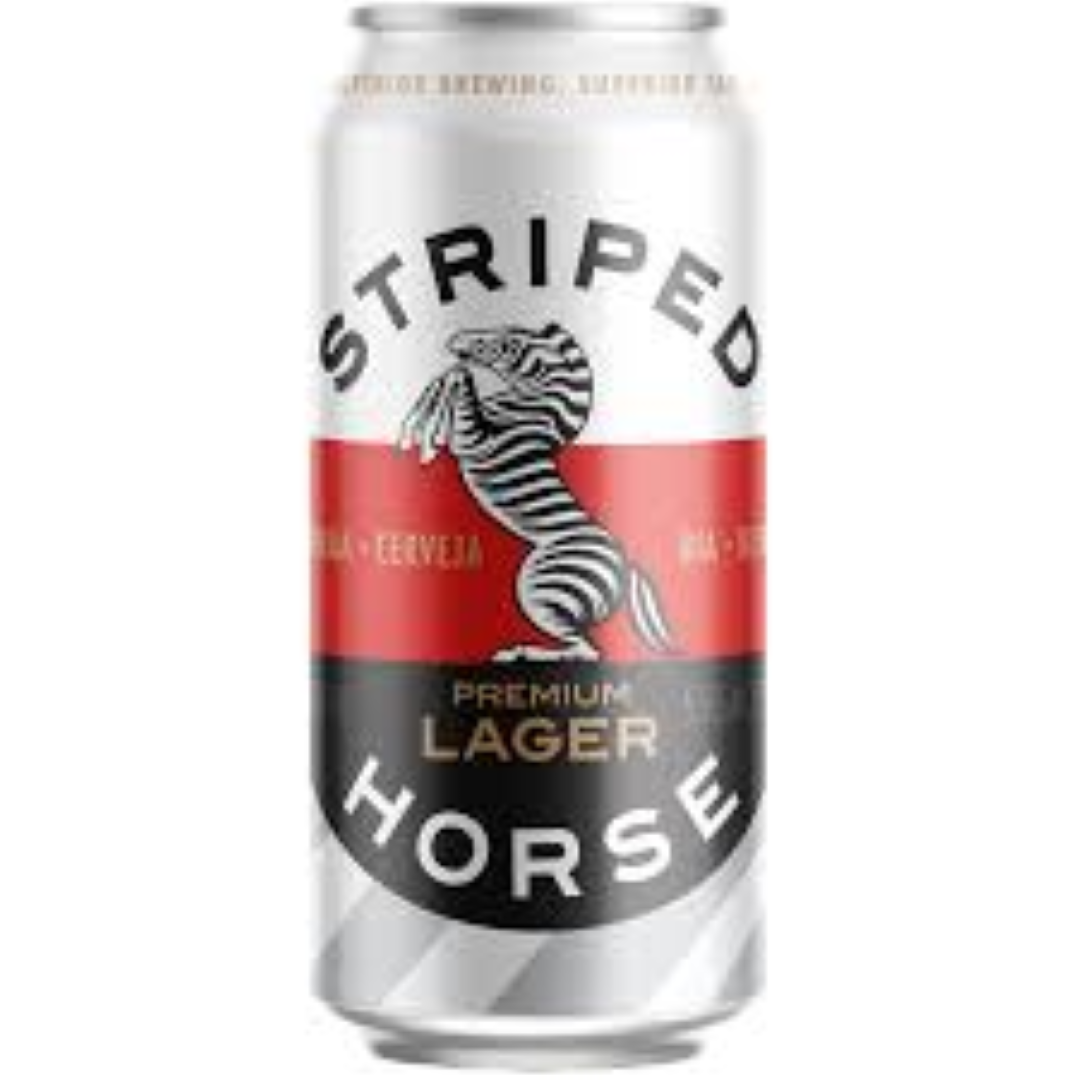 STRIPED HORSE PREMIUM LAGER CAN  500ML